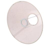 BESPORTBLE Pantalla Patrón de Bambú y Hierro de Tela Beige de Lámpara Compatible E27 Estilo Nórdico Minimalista para Comedor o Escritorio
