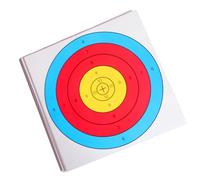 BESPORTBLE Papel Eva para Tiro con Flechas 40x40 Cm 40 Piezas Dianas Semicirculares de Alta Precisión para Práctica y Competición al Aire Libre Interiores