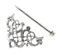 BESPORTBLE Pasador De Pelo Retro Vintage Para Mujer Clip Creativo Étnico Diseño Simple y Ornamental Adecuado Para Peinados Elegantes y Fiestas Accesorio Versátil Para Cabello Grueso y Trenzas