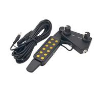 BESPORTBLE Pastilla para Guitarra Acústica Dm-4 Transductor Piezoeléctrico, Control de Tono y Volumen Integrado, Accesorio para Instrumentos Musicales, Captura de Sonido Puro