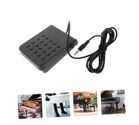 BESPORTBLE Pedal de Sustain para Piano Eléctrico con Conector de Accesorio Práctico para Teclados y Sintetizadores Midi Diseño Elegante y Fácil