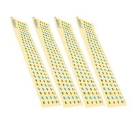 BESPORTBLE Pegatinas Autoadhesivas para Diapasón 4 Cuerdas, Accesorios de Notas para Principiantes, Pegatinas de Escala Fáciles de Colocar, Prácticas para Entrenamiento y Aprendizaje