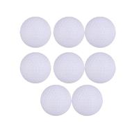 BESPORTBLE Pelotas de práctica de golf, paquete de 8 pelotas de golf de plástico ligeras para entrenamiento de swing en interiores y exteriores, seguras y duraderas para el desarrollo de habilidades