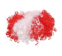 BESPORTBLE Peluca de Estilo Fan Diadema de Colores Bandera Patriótica para Disfraz de Bufón, Ajuste Cómodo y Adecuado para Cosplay y Fiestas de Halloween