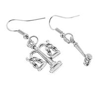 BESPORTBLE Pendientes De Justicia Para Abogados Pendientes De Escala y Juez Joyería De Abogado Para Estudiantes De Derecho Dije De Metal Decorativo Para Mujeres
