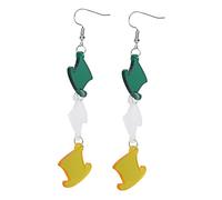 BESPORTBLE Pendientes De Moda Accesorio De Acrílico Para San Patricio Joyería Femenina