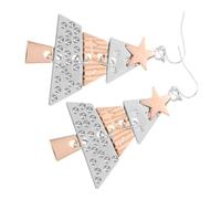 BESPORTBLE pendientes largos pendientes de mujer Pendientes sofisticados de fiesta Pendientes de fiesta Pendientes de año nuevo pendiente del árbol de navidad pendientes nuevos aleación