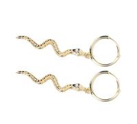 BESPORTBLE Pendientes Serpiente Plata de Ley Aretes Colgantes de Moda para Mujer Diseño Creativo Forma de Serpiente Regalo Original para Cumpleaños y Aniversarios