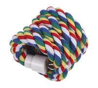 BESPORTBLE Percha Espiral de Cuerda de Algodón de 100 CM para Jaulas de Pájaros Pequeños y Medianos Columpio para Loros y Periquitos Juguete Masticable y Soporte para Trepar Jaula