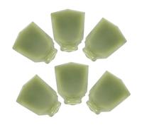 BESPORTBLE Perillas de Afinación de Guitarra Eléctrica Verdes 6 Piezas, Manijas de Clavijas de Sintonización de Plástico Resistentes, Accesorios para Guitarra Instalación Fácil y Diseño