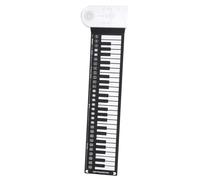 BESPORTBLE Piano Enrollable de Silicona de Teclas Electrónico Portátil y Plegable para Adultos Interés Musical para Principiantes