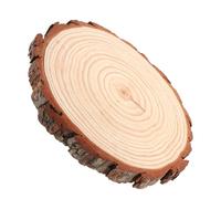 BESPORTBLE Piedras Decorativas para Exteriores de Madera Natural Piezas Redondas de 25-28 CM de Diámetro y 2 CM de Grosor Piedras Pasarela Antideslizantes para Jardín y Paisajismo al Aire