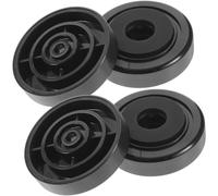 BESPORTBLE Pies Antivibración Metálicos 40X12 MM para Altavoces y Subwoofer, 4 Unidades Negras, Almohadillas para Audio en Casa Que Optimizan la Calidad Sonora en Frecuencias Medias y Altas