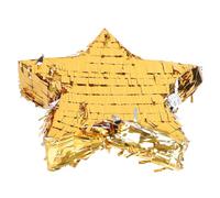 BESPORTBLE Piñata de Estrella de Aluminio para Fiestas Infantiles Juguete para Romper Diseño de Estrella Dorada 1 Unidad para Cumpleaños y Eventos Relleno de Dulces