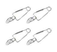 BESPORTBLE Pinzas para Servir Caracoles de Acero Inoxidable Diseño Ergonómico y Resorte, 4 Piezas para Cocina y Uso Diario Seguro