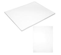 BESPORTBLE Placa de Impresión en Gel Reutilizable, Set 2 Piezas A4 (26x20x0,8 Cm) y A5 (12,8x18x0,8 Cm), Transparente, Herramienta Creativa para Manualidades, Pintura Artística