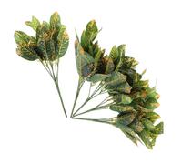 BESPORTBLE Plantas Artificiales en Aerosol para Árboles Vegetación de Tacto Real 5 Piezas Ramas de Hojas de Plantas Falsas para Decoración de Jardín