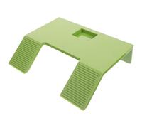 BESPORTBLE Plataforma de Asoleamiento para Tortugas Rampa Verde Ventosa | Plástico, Superficie Lisa, para Terrario y Tanque, Acceso Fácil, Apta para Reptiles Pequeños