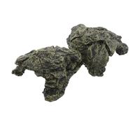 BESPORTBLE Plataforma para Tortugas de Resina con Refugio Oculto y Rampa para Acuarios Solárium Multifuncional para Reptiles Estación de Escalada y Escondite Natural para Tortugas Acuáticas