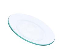 BESPORTBLE Plato Calentador de Velas y Aceites Esenciales de 8 CM en Material Transparente, Accesorio para Aromaterapia y Uso Diario Limpieza Sencilla