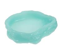 BESPORTBLE Plato de Agua para Reptiles para Cuenco de Alimentación de Resina para Chinchillas Compacto Y Luminoso Fácil de Limpiar
