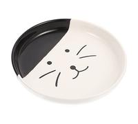 BESPORTBLE Plato De Cerámica para Gatos Diseño Nórdico Resistente y Antideslizante para Comida y Agua Adecuado para Gatos y Cachorros