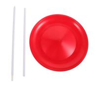 BESPORTBLE Plato Giratorio de Plástico para con Palos Completo para Habilidades Circenses y Adecuado para Adultos Duradero y Suave para Espectáculos