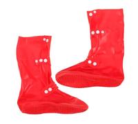 BESPORTBLE Polainas Impermeables para Botas de Senderismo, Cubrezapatillas de Tubo Alto Resistentes Arena del Desierto, Talla L 590, Color Rojo, Protección Antideslizante para Actividades