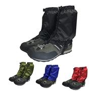BESPORTBLE Polainas para Nieve Impermeables para Exteriores, Talla Ajustable, Tejido Ligero y Transpirable, Color Verde Oscuro, Ideales para Senderismo, Trekking y Actividades Al Aire Libre