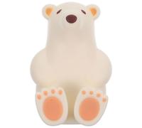 BESPORTBLE Portacepillos de Dientes Ventosa para Baño, Soporte de Silicona Diseño de Oso Polar, Colgador Resistente para Cepillos de Dientes Estándar y