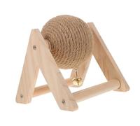 BESPORTBLE Poste Rascador Gatos Conejos Pelota Sisal Juguete De Masticar para Mascotas