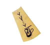 BESPORTBLE Protector de Brazo para Loros Resistente Arañazos Chal para Mascotas con Diseño Acolchado Duradero para Protección Exteriores Interiores Color Amarillo para Aves Pequeñas y