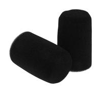 BESPORTBLE Protector de Micrófono Parabrisas Espuma 2 Unidades Compatible con Shure Sm7db, Cubierta de Repuesto Antiviento para Conferencias, Karaoke y Grabaciones Profesionales