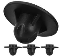 BESPORTBLE Protectores de Patas de Mesa Cubiertas para Patas de Mesa 4 Piezas Plástico Negro Fácil Instalación Cocina y Dormitorio