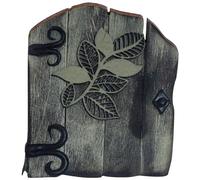 BESPORTBLE Puerta De Hadas De Madera Artesanal Para Jardín y Árboles, Decoración Exterior Miniatura, Adorno De Puerta Encantado Para Patio, Ornamento De Cuento De Hadas Natural y Único, 4 Unidades