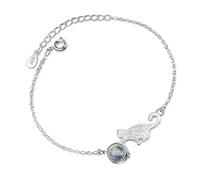 BESPORTBLE Pulsera de cristal de fresa edad de adolescencia dijes para pulseras brazalete Pulsera para niñas pulseras de dijes para niñas pulseras estéticas pulsera coreana Metal Azul