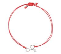 BESPORTBLE Pulsera de Estetoscopio Ajustable Joyería Tejida Unisex Pulsera Creativa para Enfermeras Decoración de Muñeca 1pieza