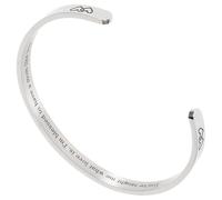 BESPORTBLE Pulsera para Madre con I Blessed To Have A Mom Like You Brazalete Inoxidable para Cumpleaños y Inspirador para Mujeres Día Madre