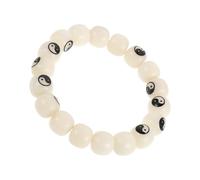 BESPORTBLE Pulsera Tibetana de Raíz de Bodhi 18 Cuentas Grabadas, Herramienta de Meditación para Mejorar la Concentración, Diseño Unisex y Estilo Atemporal para Mindfulness y Feng Shui