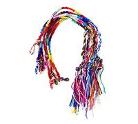 BESPORTBLE Pulseras De Amistad Hechas Mano De Pulseras Trenzadas De Hilo Colorido Para Muñeca y Tobillo Diseño Aleatorios
