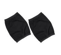 BESPORTBLE Pulseras Negras de PU Recubrimiento Plateado para Yoga y Baloncesto, Bandas Brazos Que Mejoran la Flacidez y Reducen la Hinchazón, Pack de 2 Unidades