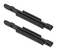 BESPORTBLE Receptor de Cinturón de Seguridad Abs Negro Pack de 2 para Marcadores de Límites de Propiedad y Gestión de Multitudes Montaje en Pared