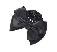 BESPORTBLE Red De Redecilla Elástica Pelo Moño Negro, Tocado De Lazo Profesional Para Mujer, Adecuada Para Oficina, Fiesta y Uso Diario