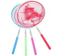 BESPORTBLE Red Telescópica para Niños 85Cm Atrapa y Mariposas Red de Pesca Extensible Mango Antideslizante Juguetes para Exteriores para Actividades al Aire Libre 4 Piezas