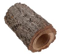 BESPORTBLE Refugio Natural para Reptiles en Forma de Tronco Hueco Cueva para Tortugas Lagartos y Arañas Decoración para Terrarios 1 Pieza de Madera Auténtica para Hábitat Reptil