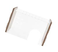 BESPORTBLE Refugio Transparente para Hámster de Madera y Acrílico, Casa Escondite Cómoda y Fiable para Hábitats de Animales Pequeños en Espacios Interiores