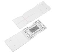 BESPORTBLE Regla Acrílica para Monitoreo de Grietas Medición Precisa y Seguimiento de Fisuras para Uso en Arquitectura y Construcción
