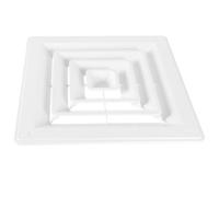 BESPORTBLE Rejilla de Ventilación para Techo en Abs Plástico Blanco Flujo de Aire sin Restricciones y Mejor Rendimiento para Fiesta Verano en Aplicaciones de Cocina y Techo
