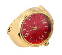 BESPORTBLE Reloj de Anillo Digital Retro de Cuarzo Elegante y Moderno para Hombre y Mujer para Uso Diario