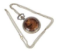 BESPORTBLE Reloj de Bolsillo Diseño Retro Unisex Vintage de Acero Inoxidable Práctico y Portátil Tapa Abatible para Hombre y Mujer Adecuado para Uso Diario y Fiestas